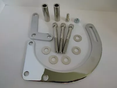 $31.99 • Buy CHEVY LOW MOUNT ALTERNATOR BRACKET SET WITH SWP  Sbc 283 327 350 383 HOTROD#7758