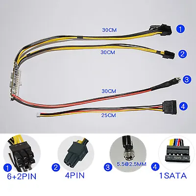 GTX1070 400W Output Switch Power Supply Module For PC 24Pin DC 12V Pico PSU ATX • £24.97
