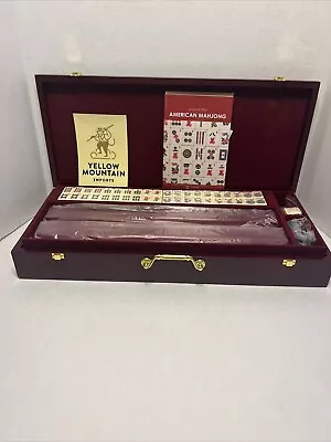 Yeoow Mountain Imports American  Mahjong Set For 4 Players W/ Wooden Case • $99