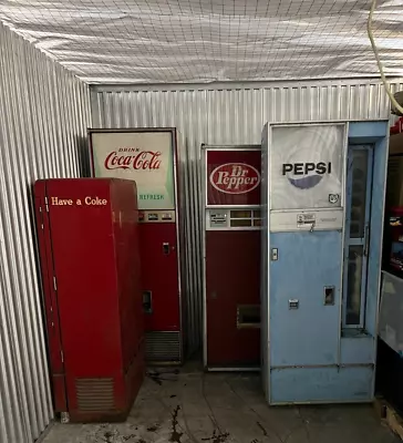 Coca-Cola/Pepsi Machine Bundle FREE LOCAL PICKUP Vintage Lot • $3475