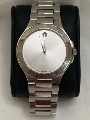 Movado Corporate Exclusive Silver Dial Men's Watch 01.1.14.1032 (TDW031750) • $199.99