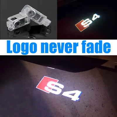 2Pcs Audi S4 LOGO GHOST LASER PROJECTOR DOOR UNDER PUDDLE LIGHTS FOR AUDI S4 - • $18.88