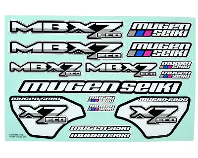 Mugen Seiki MBX7 ECO Decal Sheet [MUGE1047] • $7.99
