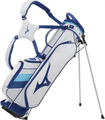 MIZUNO Golf Men's Caddy Bag Tour Slim Stand 2kg 7 X 47 Inch White Blue 5LJC2226 • $126.73