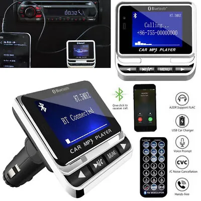 Handsfree FM Transmitter Wireless Bluetooth Car Kit MP3 Adapter USB Charger AU • $28.59