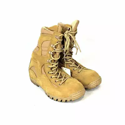 Army Hot Weather Coyote Brown Combat Boots Genuine Issue - Used • $49.95