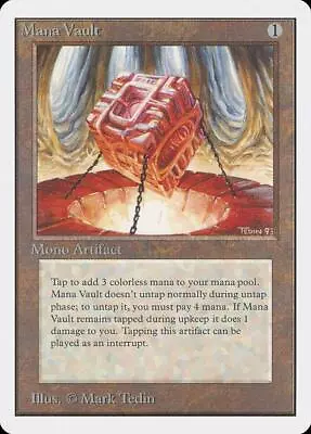 Magic MTG Unlimited Mana Vault MODERATELY PLAYED (MP) • $137.95