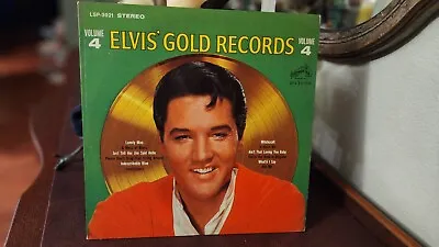 ELVIS PRESLEY Elvis' Gold Records Vol. 4 RCA LSP-3921 LP (NM) • $14