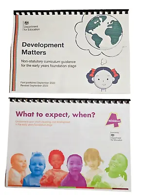 New EYFS Early Years Guides Development Matters 2023 Plus What To Expect When? • £13.95