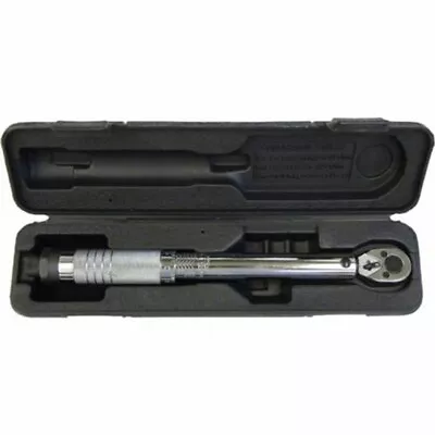 Boston Industrial 1/4  Dr. Click Torque Wrench W/ PVC Case Free Shipping • $18.95