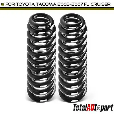2Pcs Coil Spring Set For Toyota Tacoma 2005-2007 FJ Cruiser 2007-2010 4WD Front • $74.99