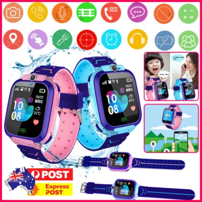 $19.59 • Buy Kids Tracker Smart Watch Phone GSM SIM Alarm Camera SOS Call For Boys Girls AUS