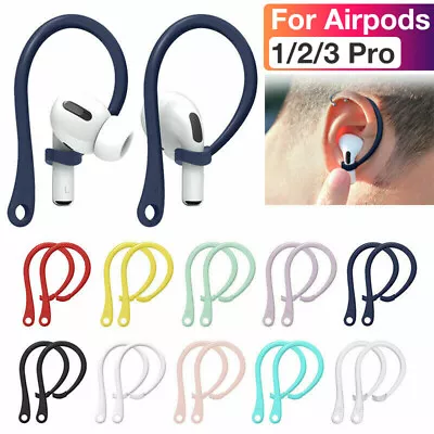 For AirPods 3 2 1 Pro 2nd Gen Ear Hooks Anti Lost Secure Ear Hook Holder Loops • $5.99