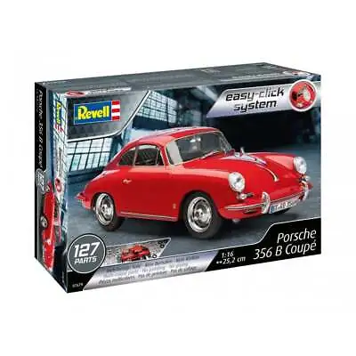 Revell 07679 1:16 Porsche 356 Cabriolet ' Easy Click ' Car Model Kit • £36.95