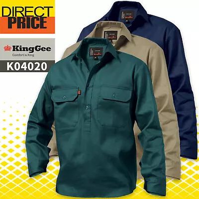 King Gee Closed Front Drill Shirt L/SK04020 • $59.45