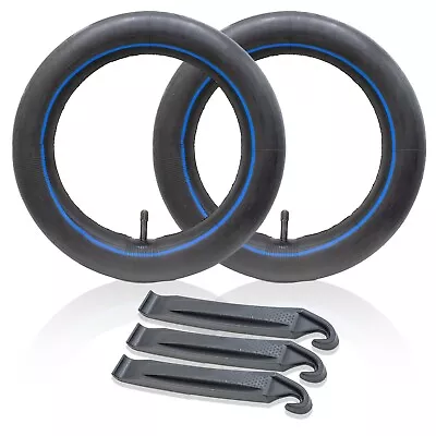 Two Inner Tube 16 X 1.75 - 2.125 Bike Bicycle Rubber Interior Bmx +3 Tire Levers • $15.95