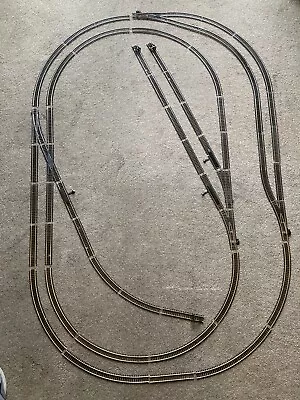 Hornby/Peco OO. 2 Loop Nickel Silver Layout With 5 Points Diamond + 3 Sidings. • £49