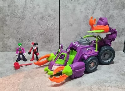 Imaginext The Joker & Harley Quinn Figures With Scorpion Battle Vehicle • £11.99