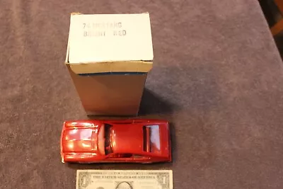 1974 Ford Mustang Fastback Promo Car In Box (Bright Red...1/25 Scale) • $49.99