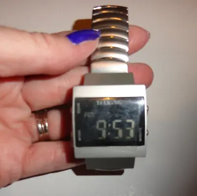 Men's Ultmost Digital Talking Alarm Watch - New Battery 11/23 Tested Works • $12.88
