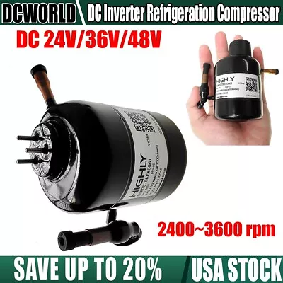 Small DC Inverter Refrigeration Compressor For Cutting-edge Refrigeration System • $54.99