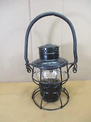 Vintage Adlake Kero No.200 Rail Road Lantern CNX With Embossed Globe • $83.99