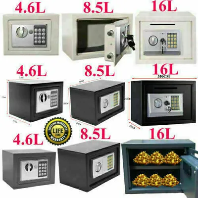 Digital Electronic Password Security Money Cash Deposit Box Office Home Safety • £26.50