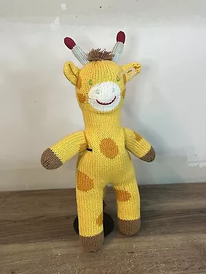 $11.99 • Buy Zubels Sock Monkey Giraffe Knit Baby Lovey Plush Doll Stuffed 13”