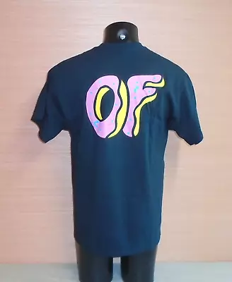 Odd Future OF OFWGKTA Classic Donut Mens Black Short Sleeve Cotton T-Shirt Large • £11.11