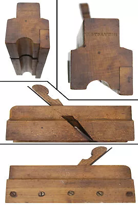 Unus. Slip-Sided  Crowning  Molding Plane - 7/8  Half Round - D.R. Barton & Co. • $144.50