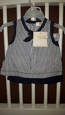 Baby Girl Shorts & Tshirt  Set 2 Piece Sailor Suit  0-3 Months • £12.20