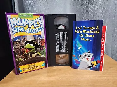 Muppet Sing-Alongs - Muppet Treasure Island VHS 1996  • $4.99