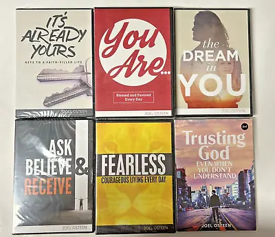Joel Osteen 6 CD DVD Sets 5 Are Sealed 1 Is Used Healing & Victory Through Faith • $35