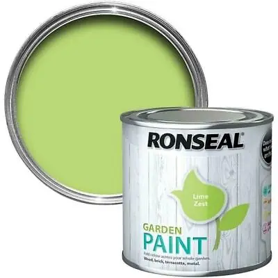 Ronseal Outdoor Garden Paint - For Exterior Wood Metal Stone Brick - All Colours • £6.99