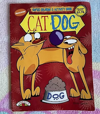 Vintage 90s Nickelodeon Cat Dog Coloring Book Landoll's Peter Hannan • $12