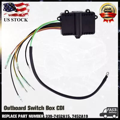 Switch Box CDI Power Pack For Mercury Outboard 339-7452A15 18-5777 339-7452A19 • $37.45