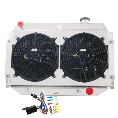 $319 • Buy 3 Row Aluminium Radiator+Shroud Fan Fits Holden HJ/HX/HZ HG HT HK HQ Chevy V8 AT