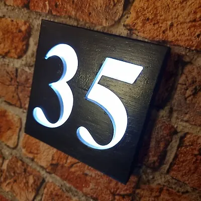 £49.95 • Buy LED Illuminated House Door Number Sign
