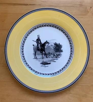 Villeroy Boch Audun Chasse Dinner Plate Le Depart Horseman • $48