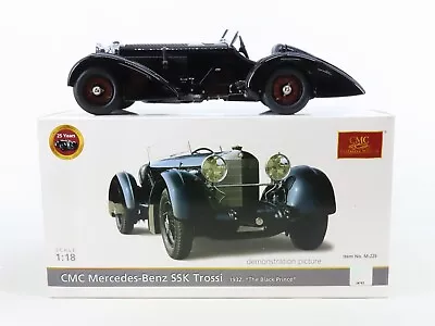 1:18 Scale CMC Die-Cast M-225 1932 Mercedes-Benz SSK Trossi  The Black Prince  • $699.95