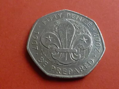 50p Coin 2007 Scouting Be Prepared • £1.99