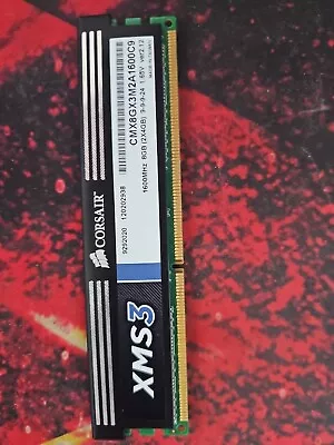 8GB RAM Corsair XMS3 CMX8GX3M2A1600C9 DDR3 1600MHz Memory • £8.99