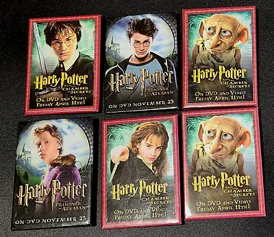 Harry Potter Chamber Of Secrets 2003- 2004 Movie Poster Buttons Pins DVD Release • $6.90