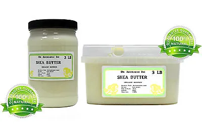 $7.69 • Buy Pure Refined Shea Butter Cold Pressed Organic 2 Oz 4 Oz 8 Oz 12 Oz Up To 12 Lb 