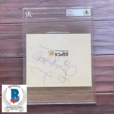 WALT DISNEY * Beckett BAS * Huge 5.5” ASPCA Autograph Cut Signed * UNINSCRIBED • $5500