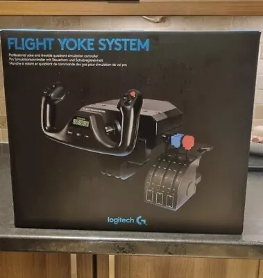 Logitech Saitek PRO Flight Sim Yoke Throttle System. Xbox Series X. Brand New  • £130