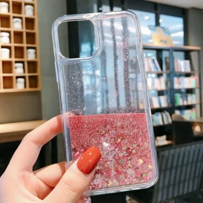 $13.92 • Buy For OPPO A74 A54 A17 A57 5G Realme C21 Liquid Sparkle Glitter Dynamic Bling Case