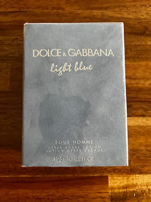 D&G Light Blue 125ml Aftershave Lotion For Men • £62