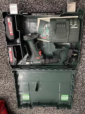 £100 • Buy Metabo SB 18 18v Cordless Combi Drill Inc 2x 2.0Ah Batts - Brand New In Box