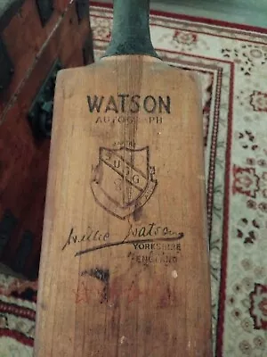 Vintage Cricket Bat Willie Watson Made By Sugg • $125